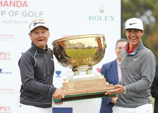 Søren Kjeldsen, Thorbjørn Olesen, trofæ.jpg